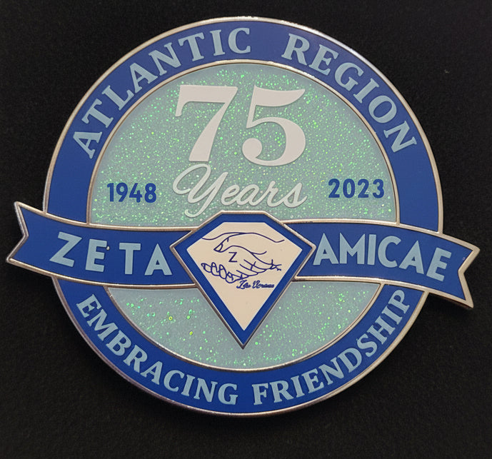 Atlantic Region 75 years Amiace lapel pin
