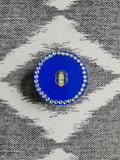 Small circle rhinestone shield jewelry box
