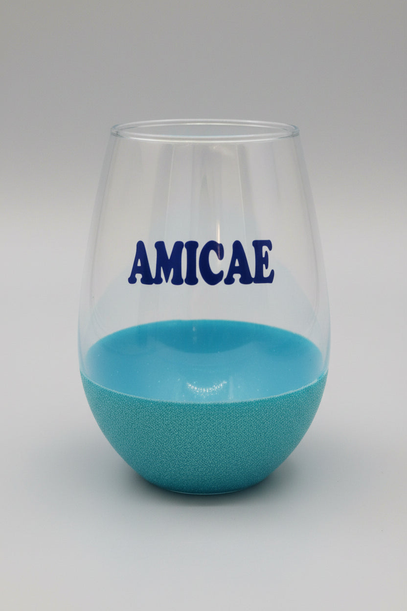 Amicae glitter tumbler