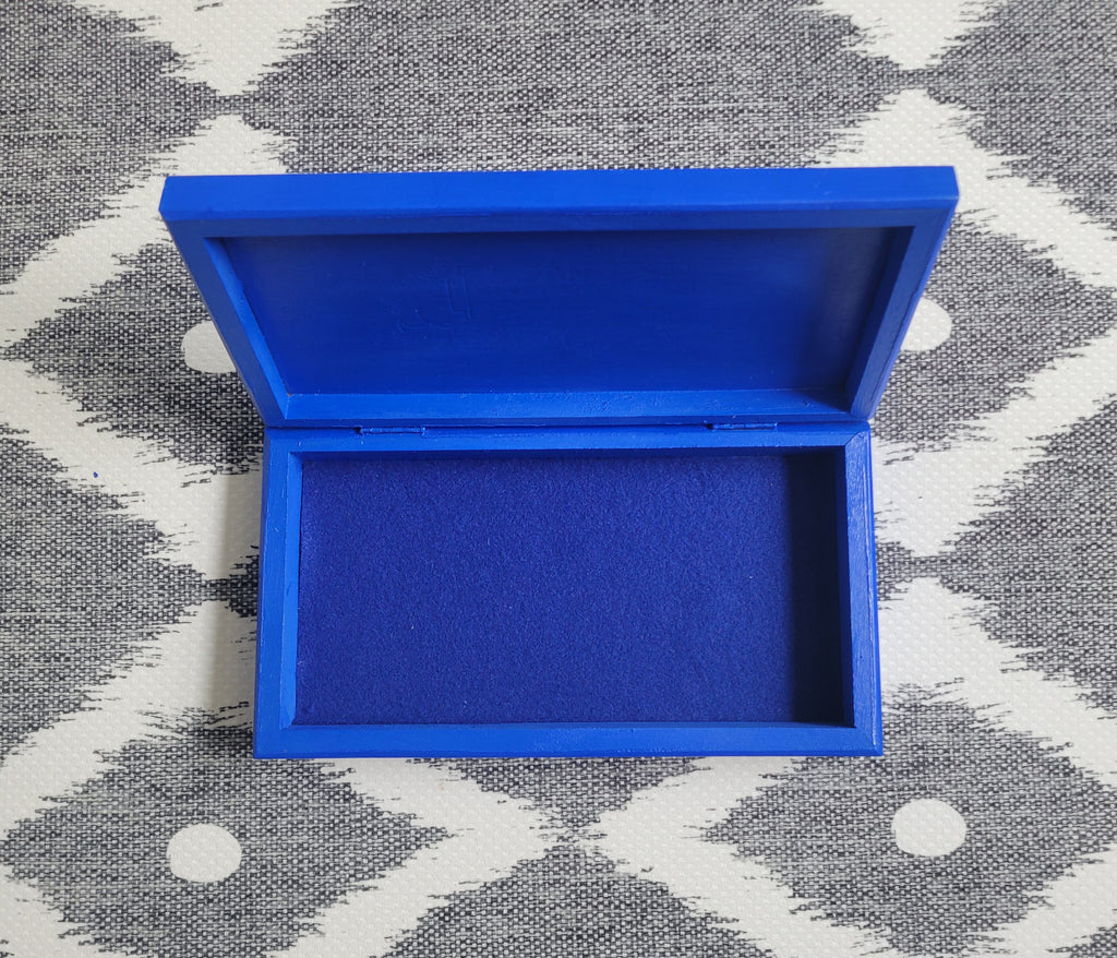 Large Zeta dove rhinestone box