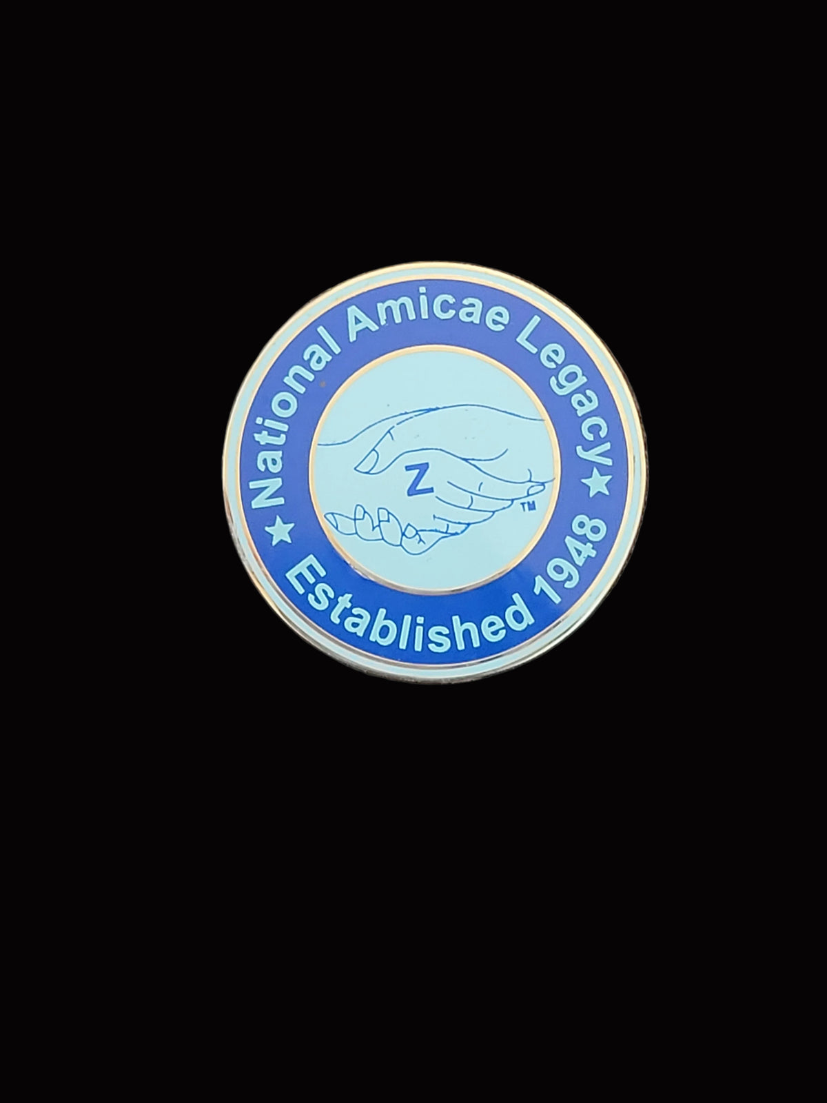 National Amicae Legacy lapel pin