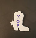 Zeta boots lapel pin