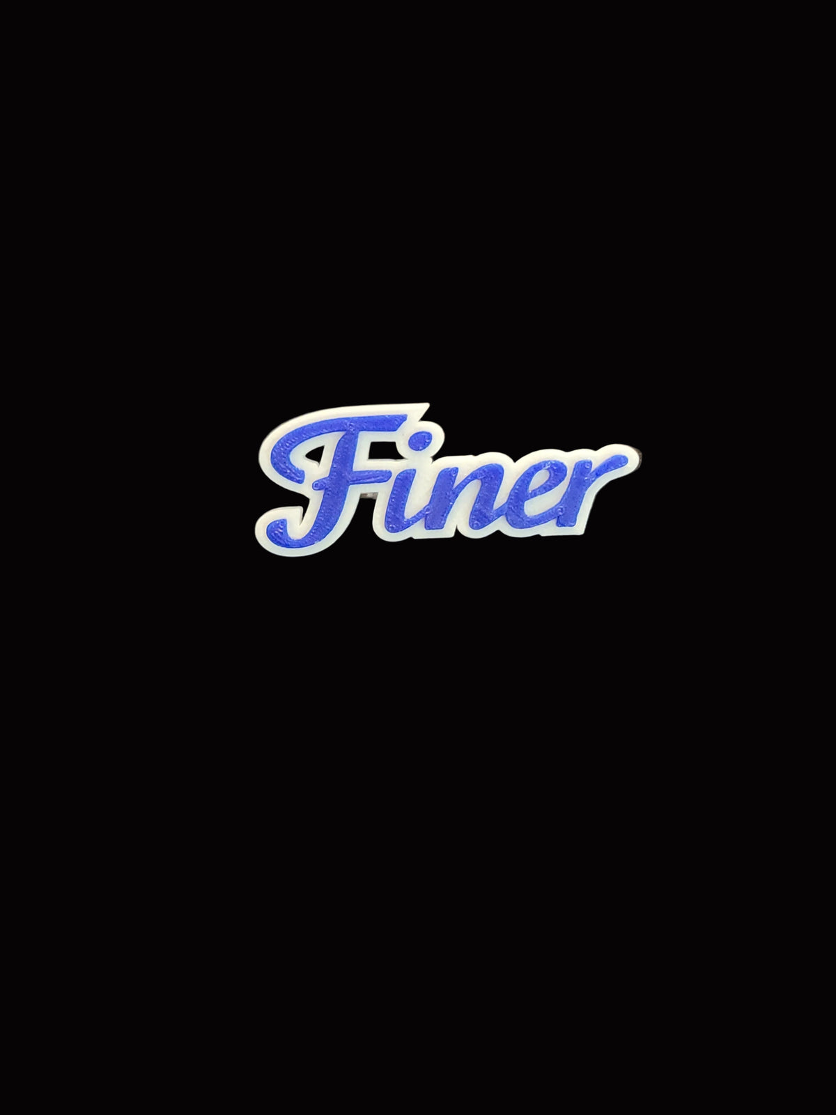 Finer lapel pin