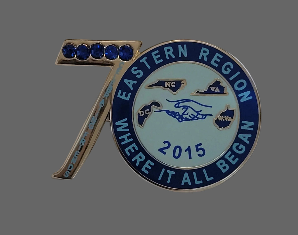 Easter Region 70 Amicae lapel pin