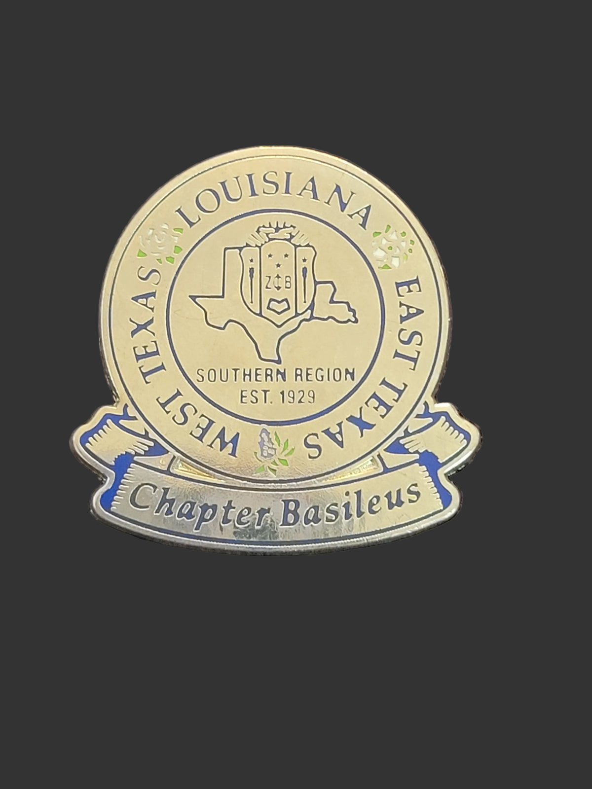 Southern Region chapter basileus lapel pin
