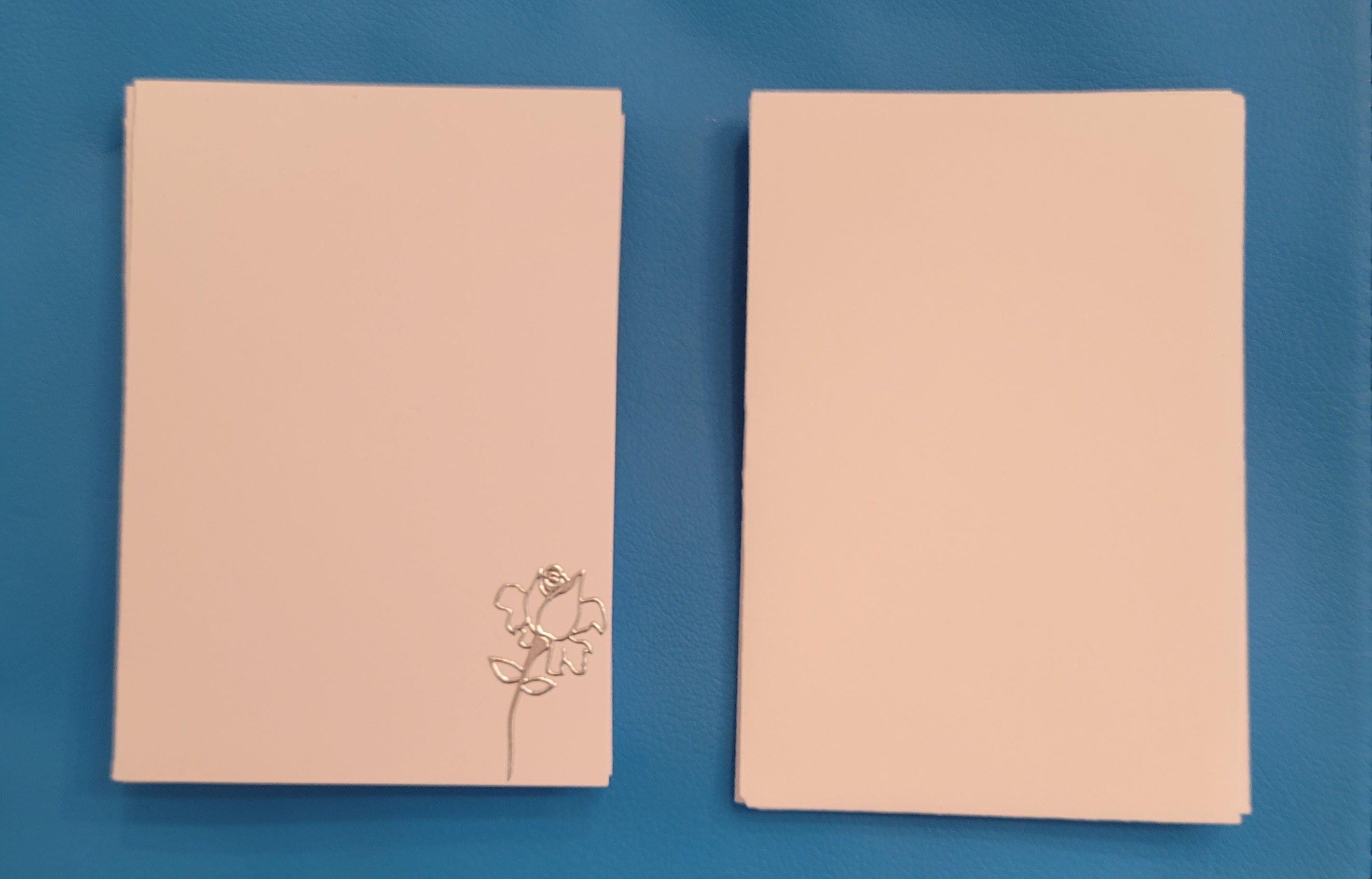 Rose Embossed Cards (6 cards & envelopes)