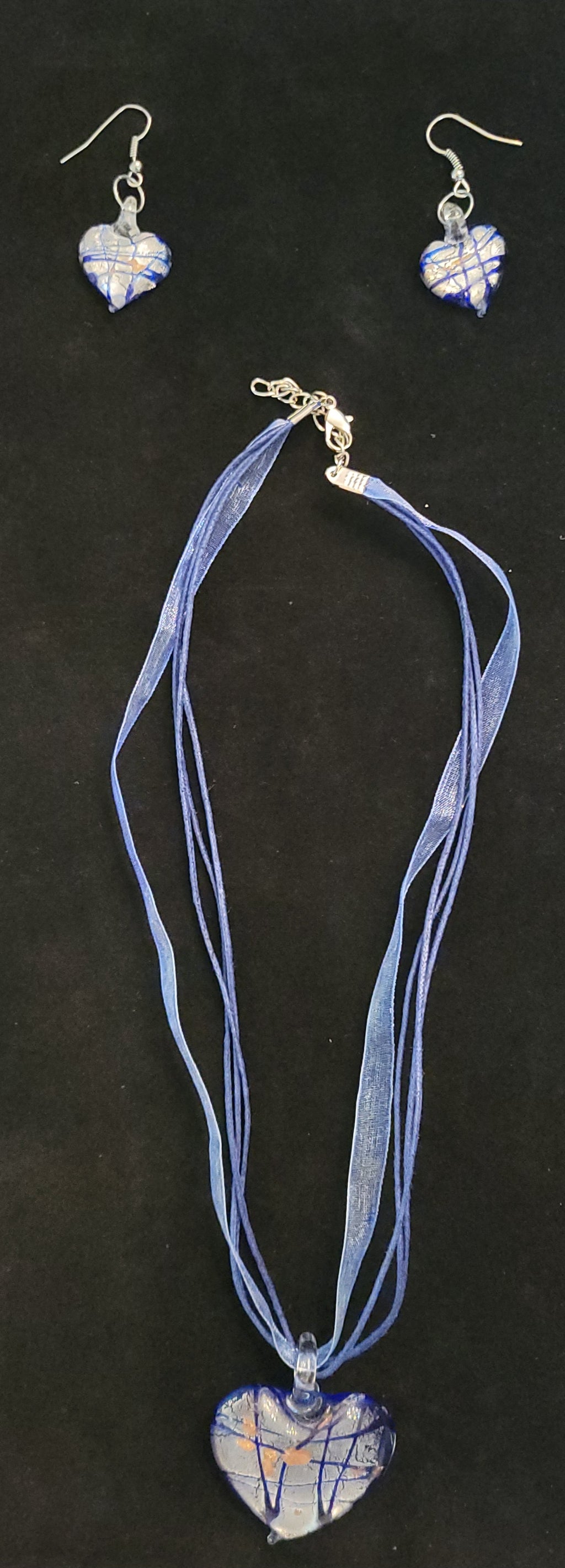 Glass jewelry set