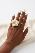Plastic rose ring