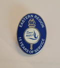 Eastern Region 15 years of service lapel pin