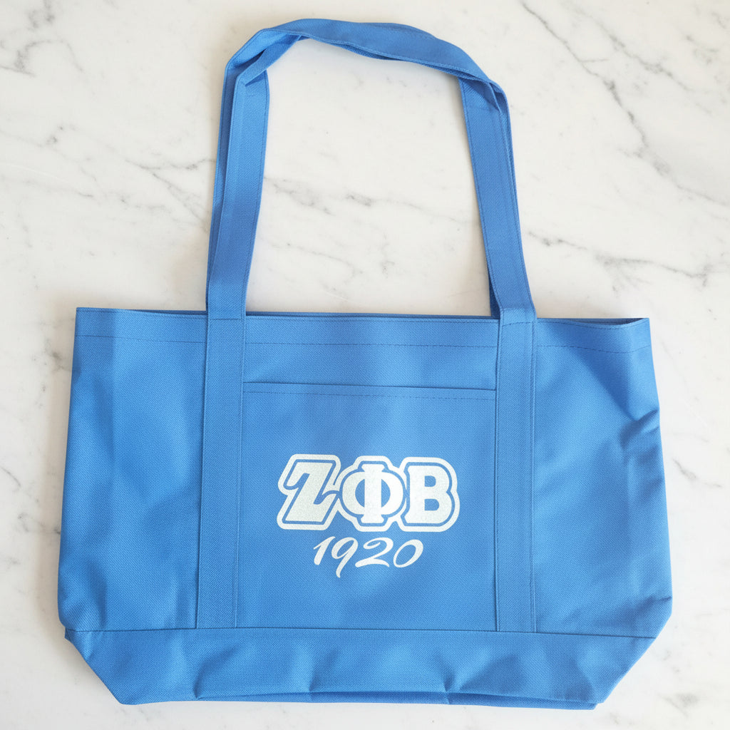 Large glitter tote