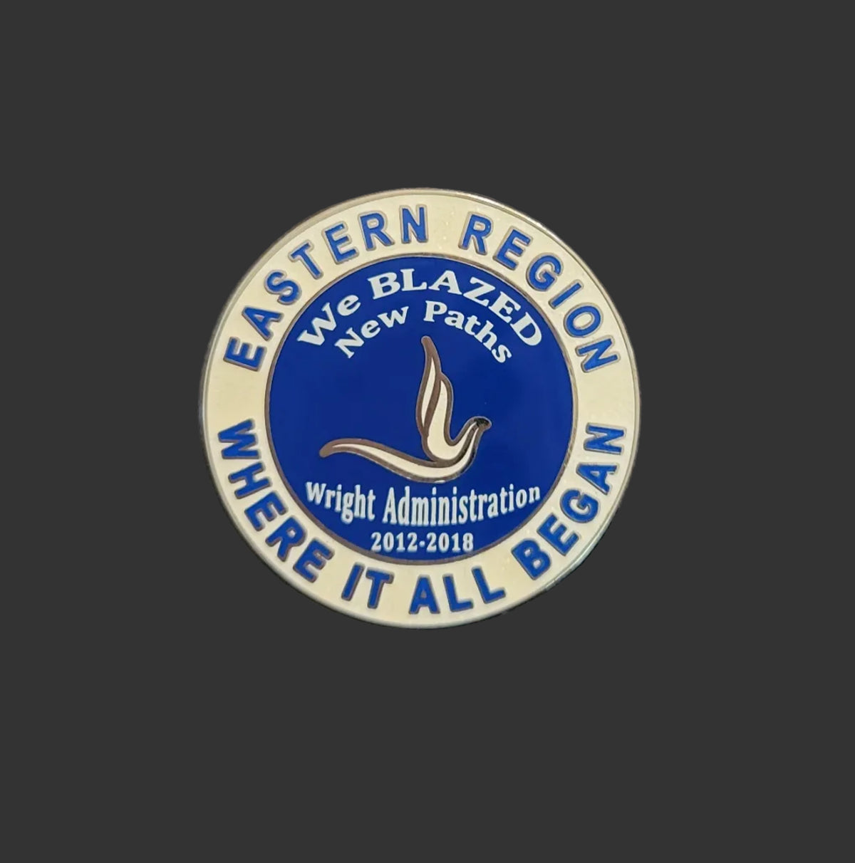 Eastern Region Where it all began lapel pin