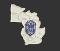 Great Lakes states lapel pin