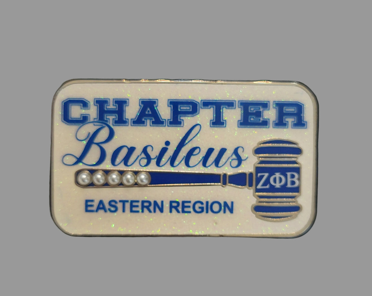 Eastern Region pearl chapter basileus lapel pin