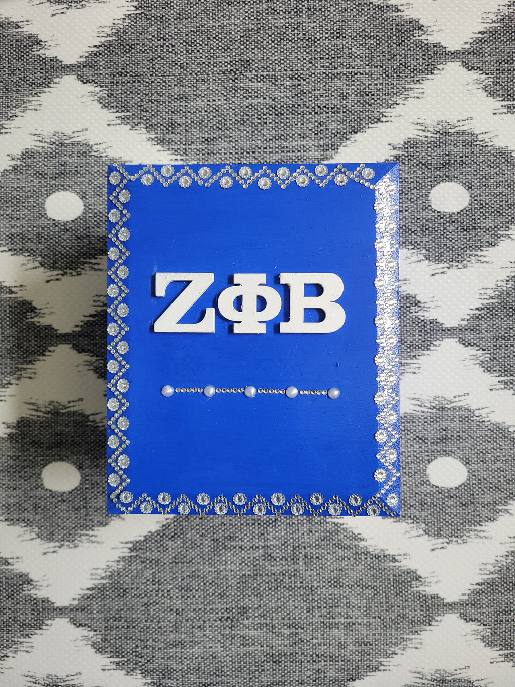 Large Zeta/5 pearl jewelry box