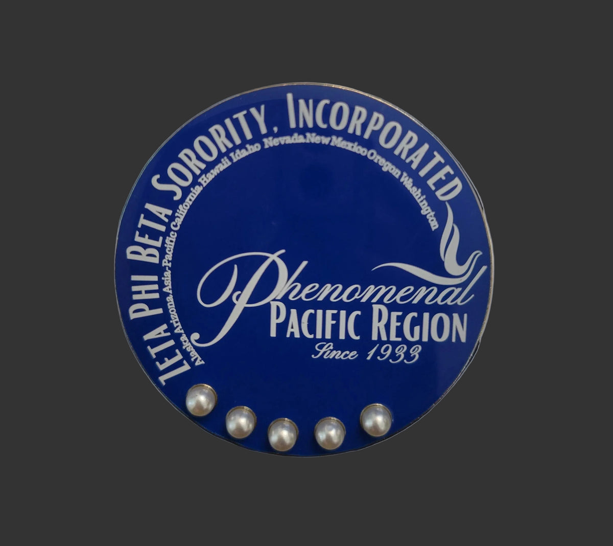 Phenomenal Pacific Region lapel pin