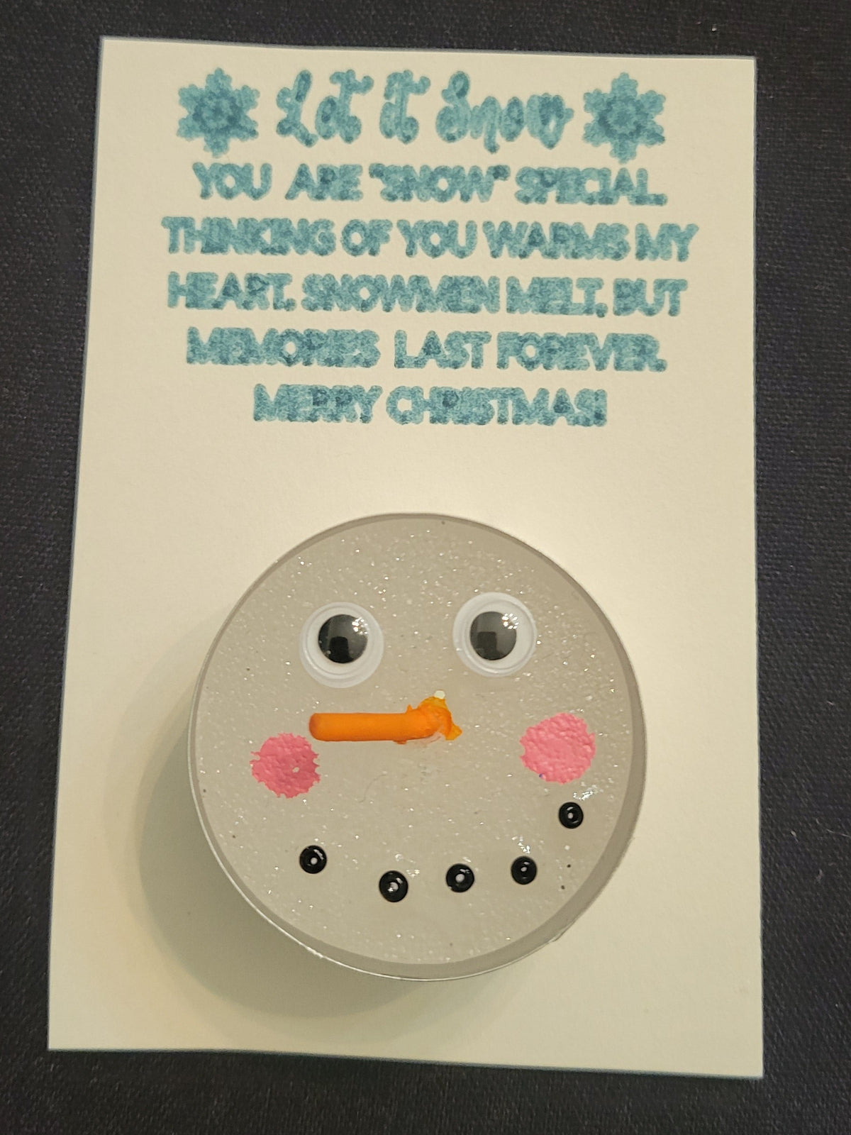 Snowman gift card