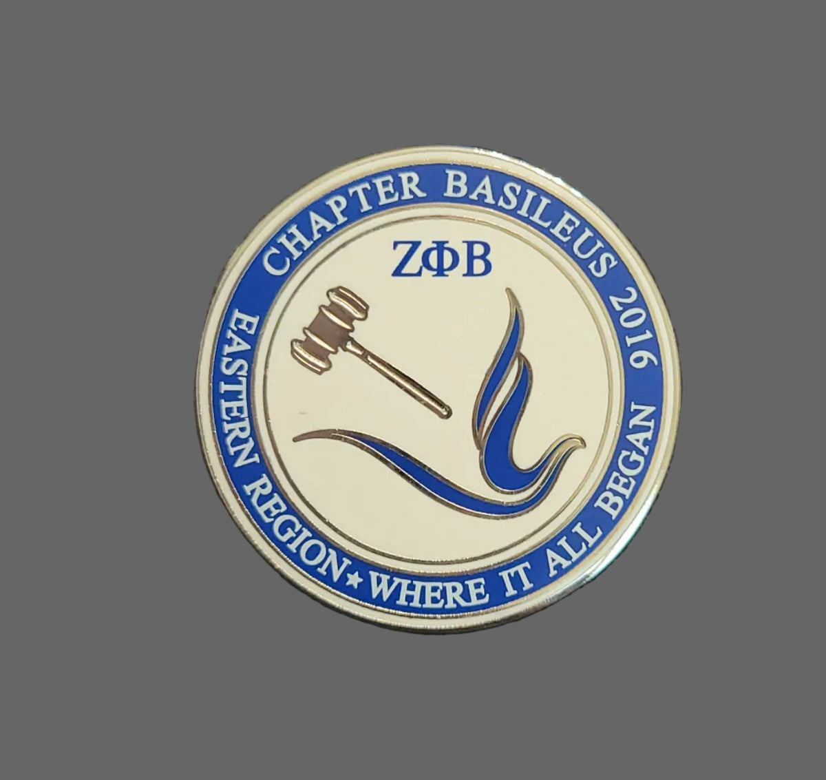 Eastern Region 2016 Chapter Basileus lapel pin