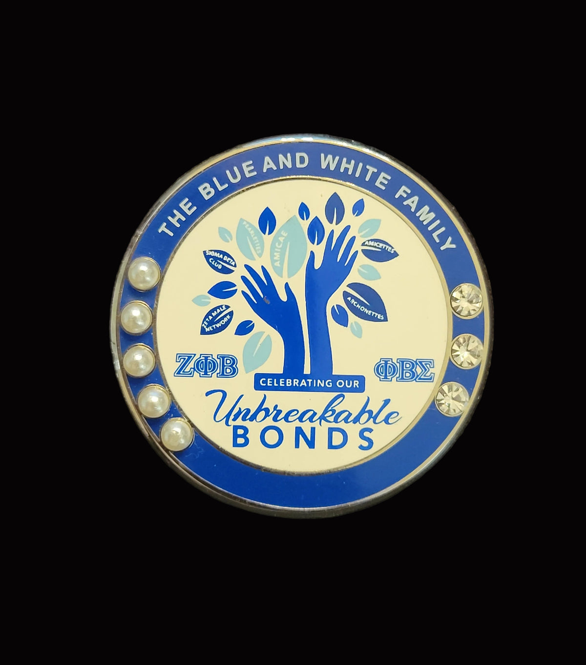Unbreakable bonds lapel pin
