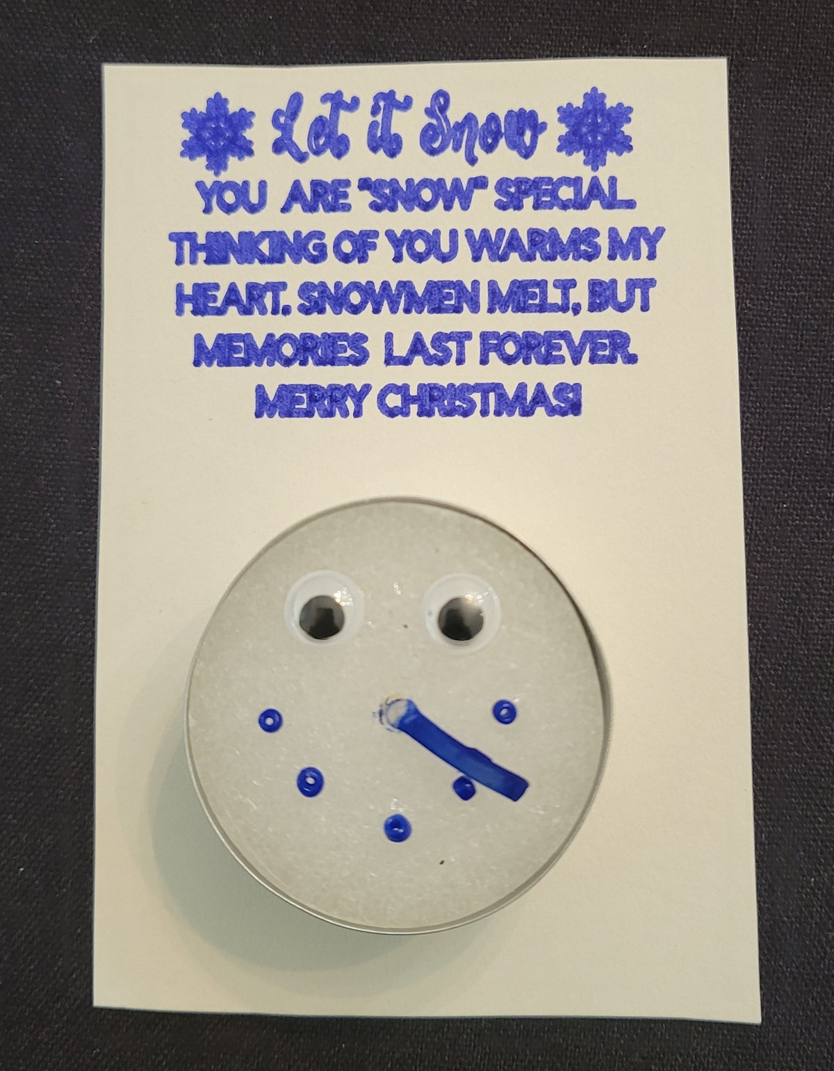 Snowman gift card