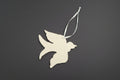 Mother of pearl dove ornament