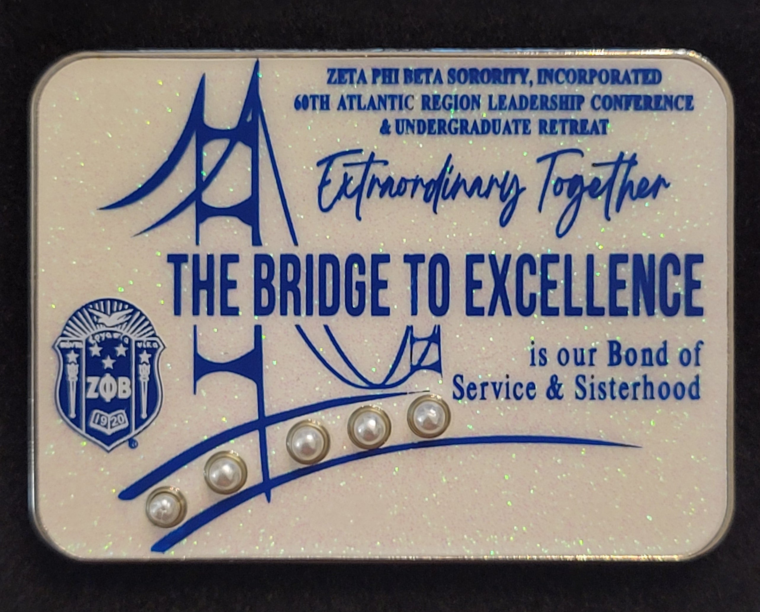 Atlantic Region bridge lapel pin