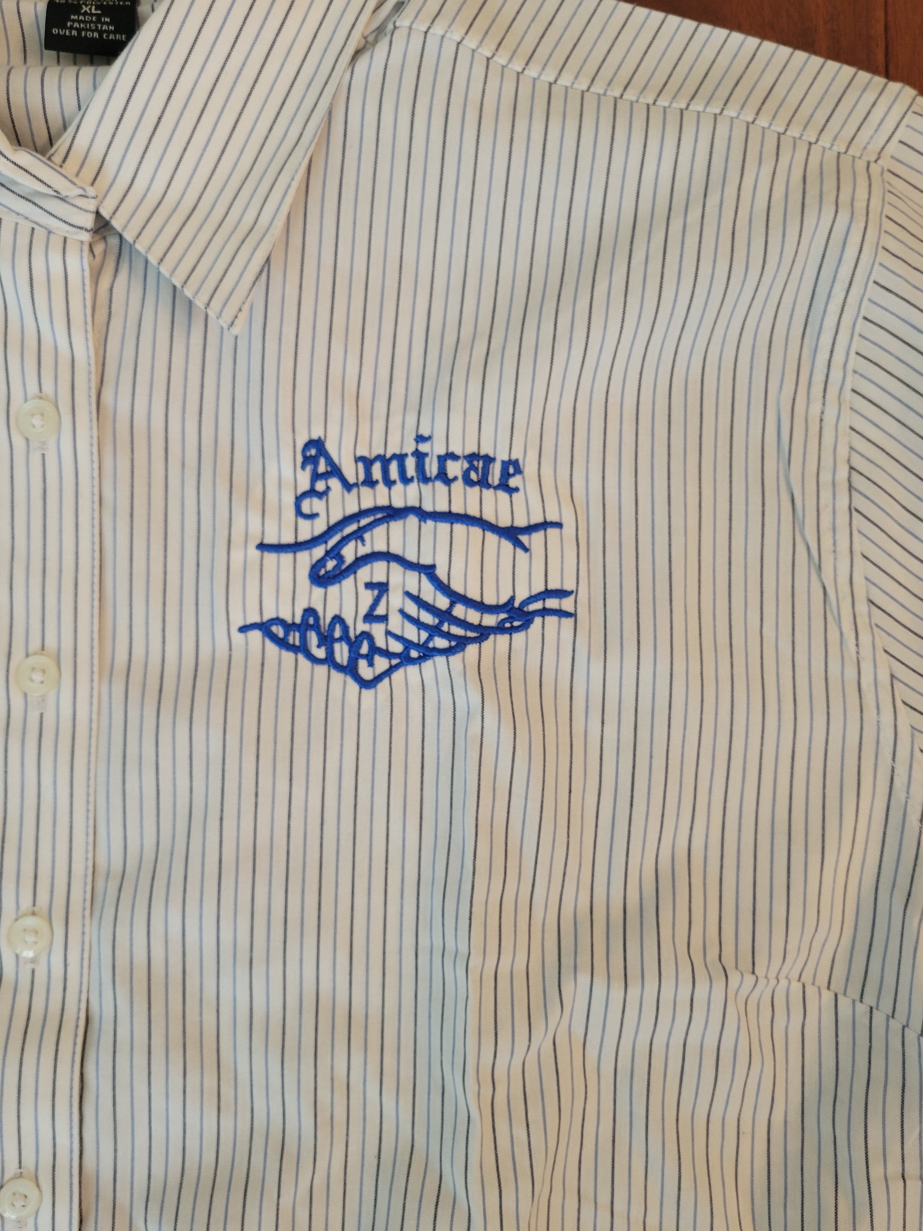 Striped light weight Amicae business shirt (Size XL/Discontinued)