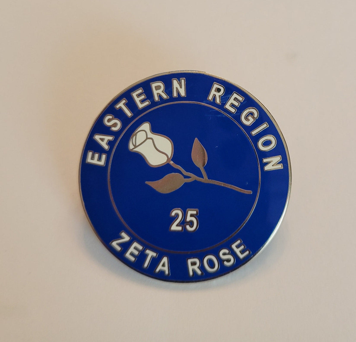 Eastern Region Zeta Rose lapel pin