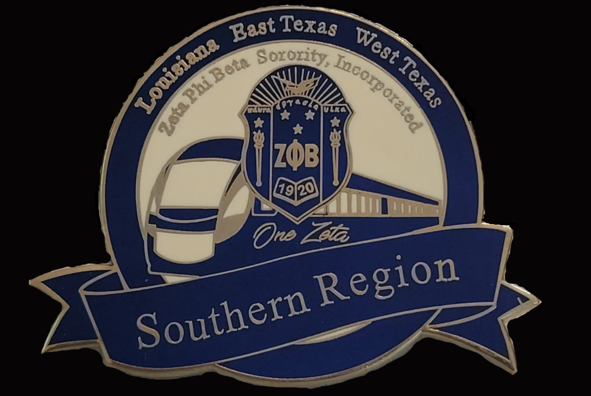 One Zeta Southern Region lapel pin