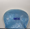 Amicae striped cosmetic bag
