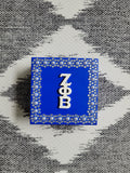Small rhinestone shield jewelry box