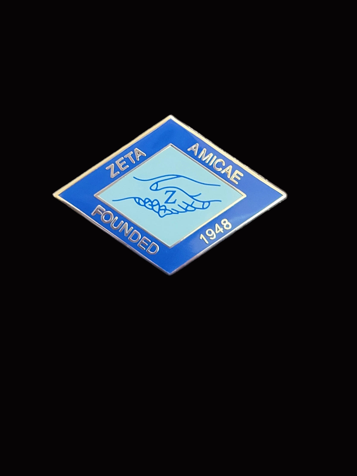 Zeta Amicae Founded lapel pin