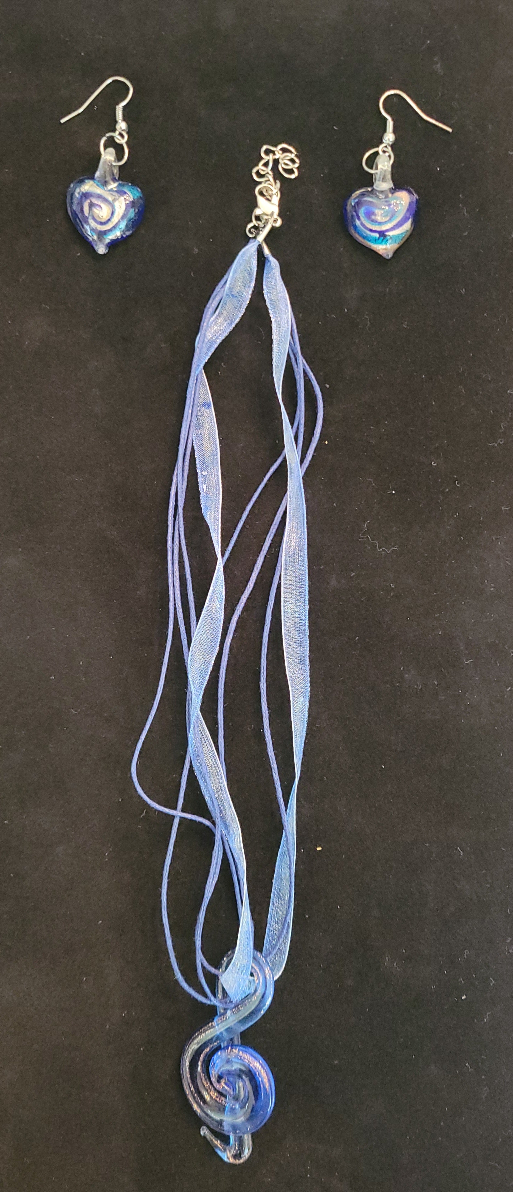 Glass jewelry set