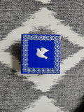 Small rhinestone dove jewelry box