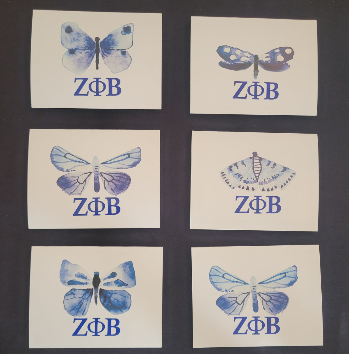 Winged wishes note cards (5.5 in x 4 in)